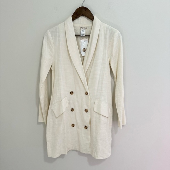 L*Space NWT Cream Jenna Blazer Dress - Picture 4 of 9